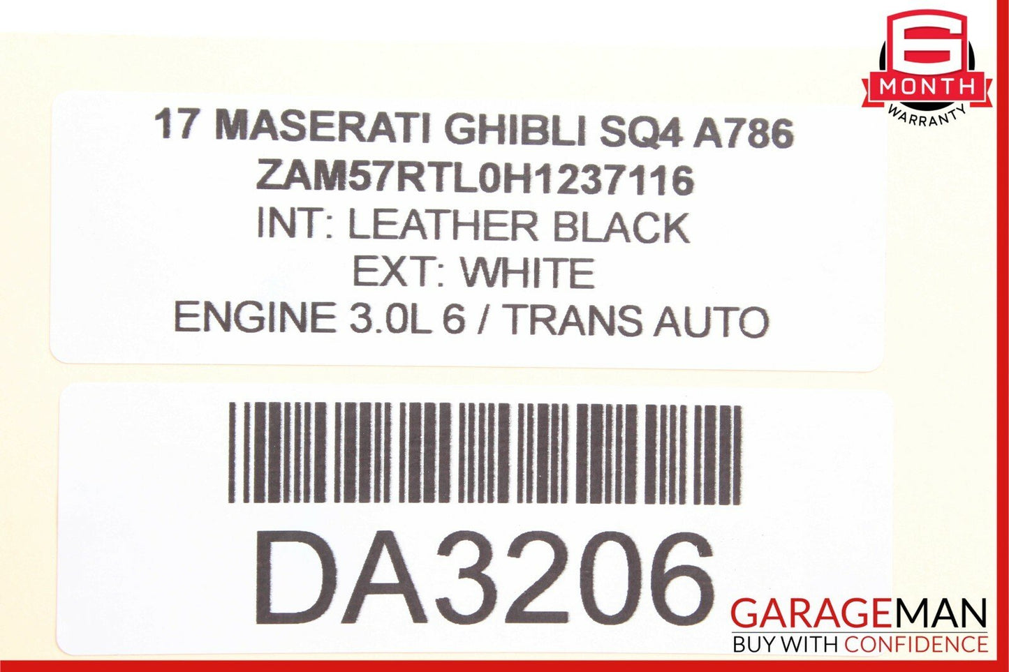 14-17 Maserati Ghibli Rear Right / Left Side Suspension Control Arm Bar Link