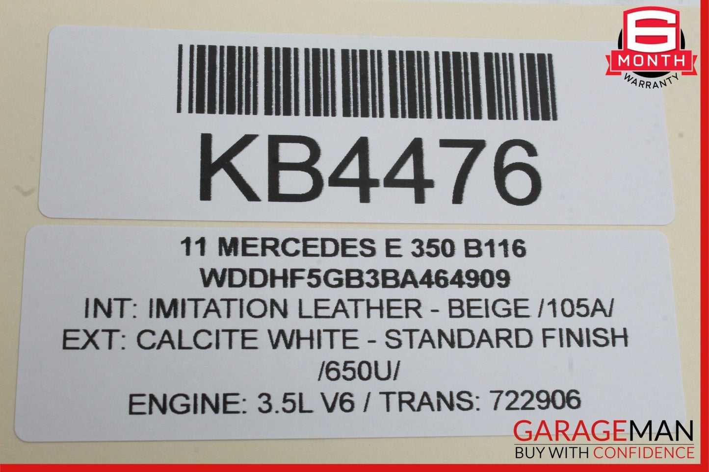 10-13 Mercedes W212 E350 E550 Front / Rear Right Exterior Door Handle Beige OEM