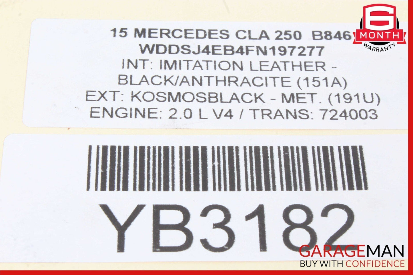 14-18 Mercedes W117 CLA250 GLA250 Engine Starter Motor 2709060700 OEM