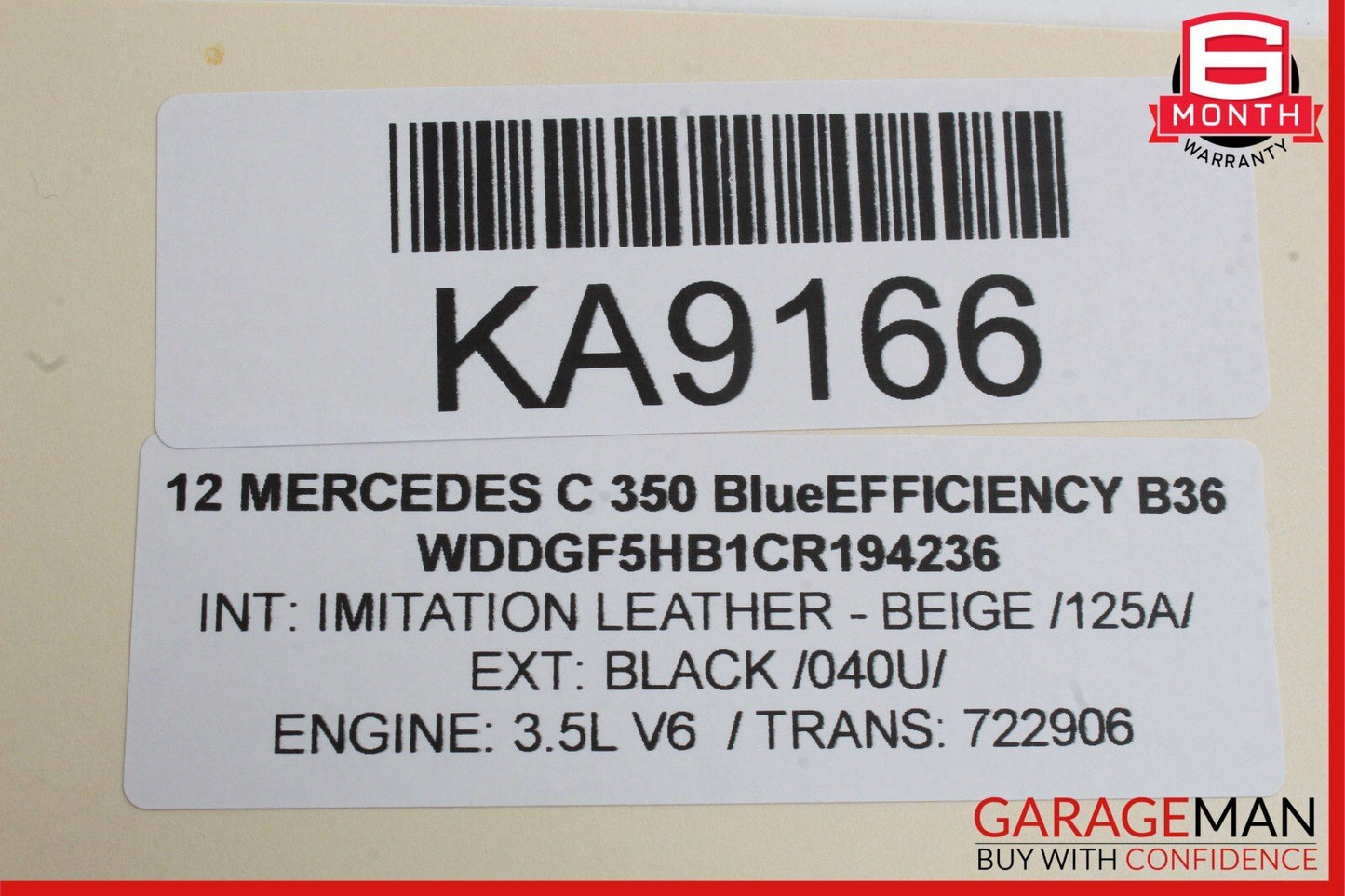 08-14 Mercedes W204 C350 Front Right Side Door Panel Tweeter Speaker Cover OEM