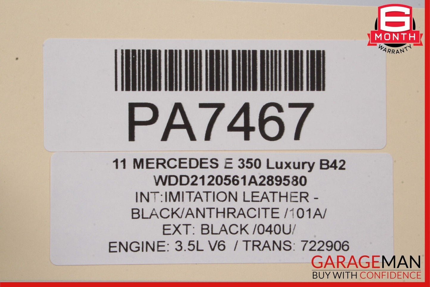 08-15 Mercedes E350 C250 GLK350 AC A/C Air Conditioning Condenser OEM