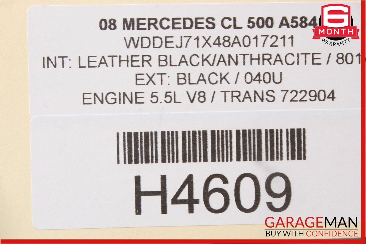 07-13 Mercedes W216 CL550 CL600 Front Right Door Lock Latch Actuator Keyless Go