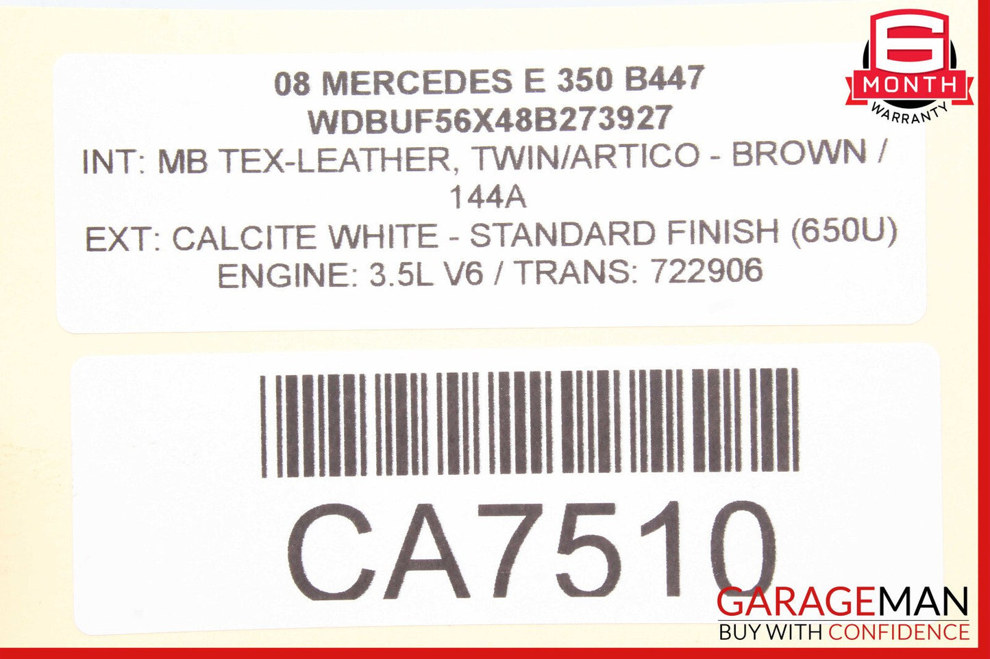 05-13 Mercedes W211 E350 E550 Front Left Side Engine Timing Chain Cover Plate