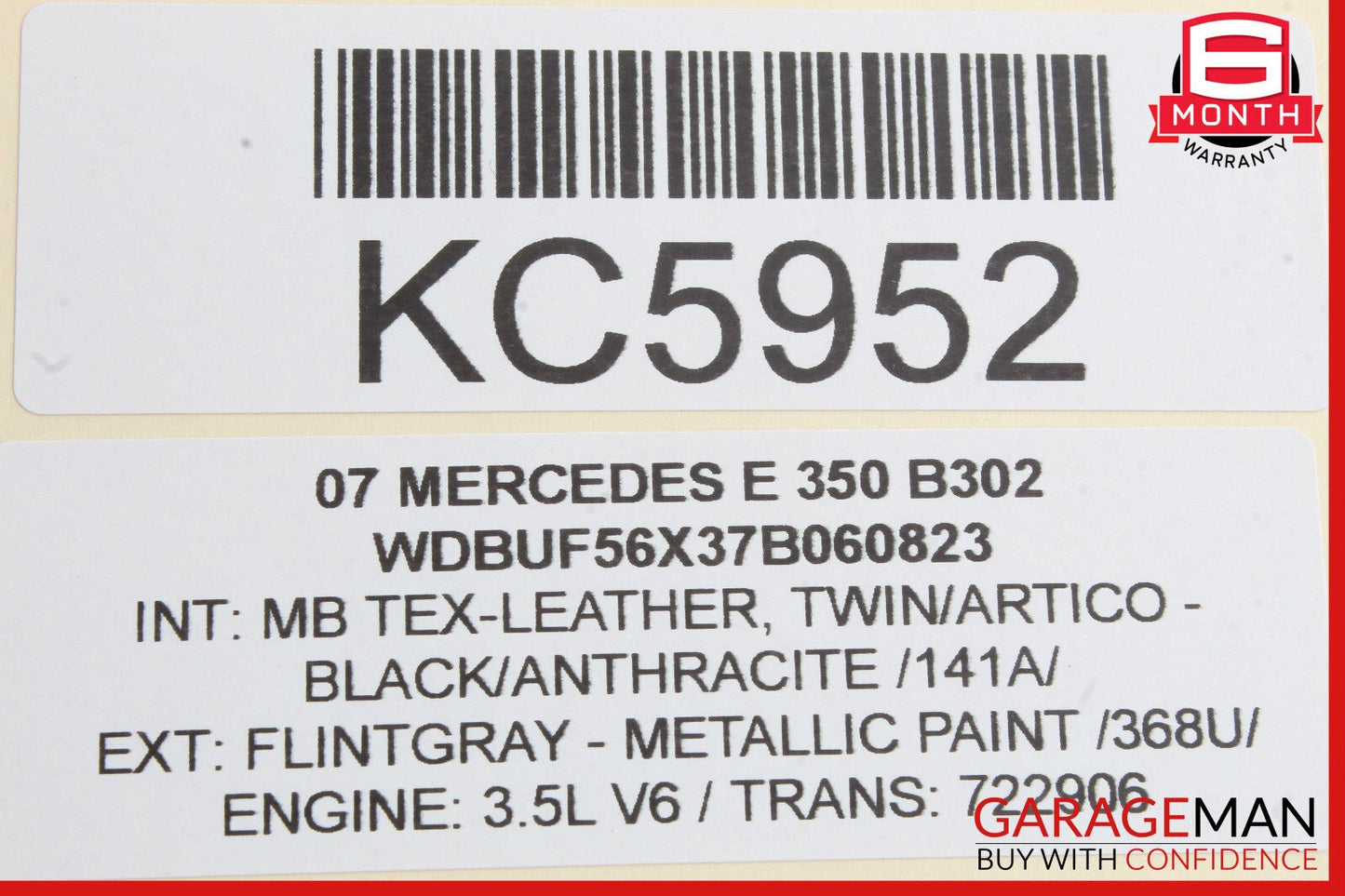 03-09 Mercedes W211 E350 E320 Door Lock Actuator Rear Left Driver Side OEM