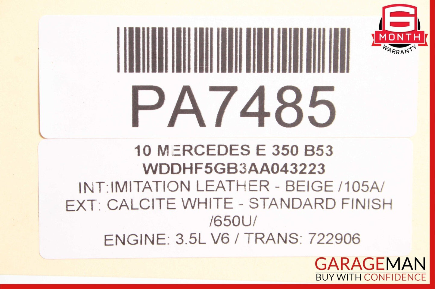 08-17 Mercedes E350 E400 C350 GLK350 AC A/C Air Conditioning Condenser