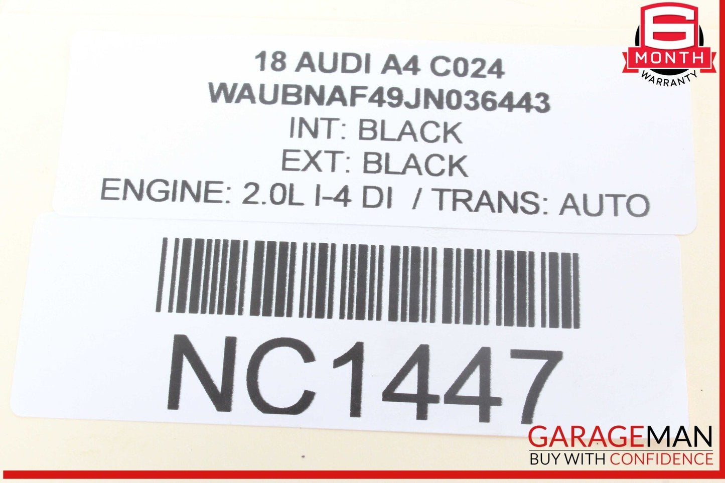 17-19 Audi A4 A3 Engine Ignition Coil Plug Set 4 Pc OEM