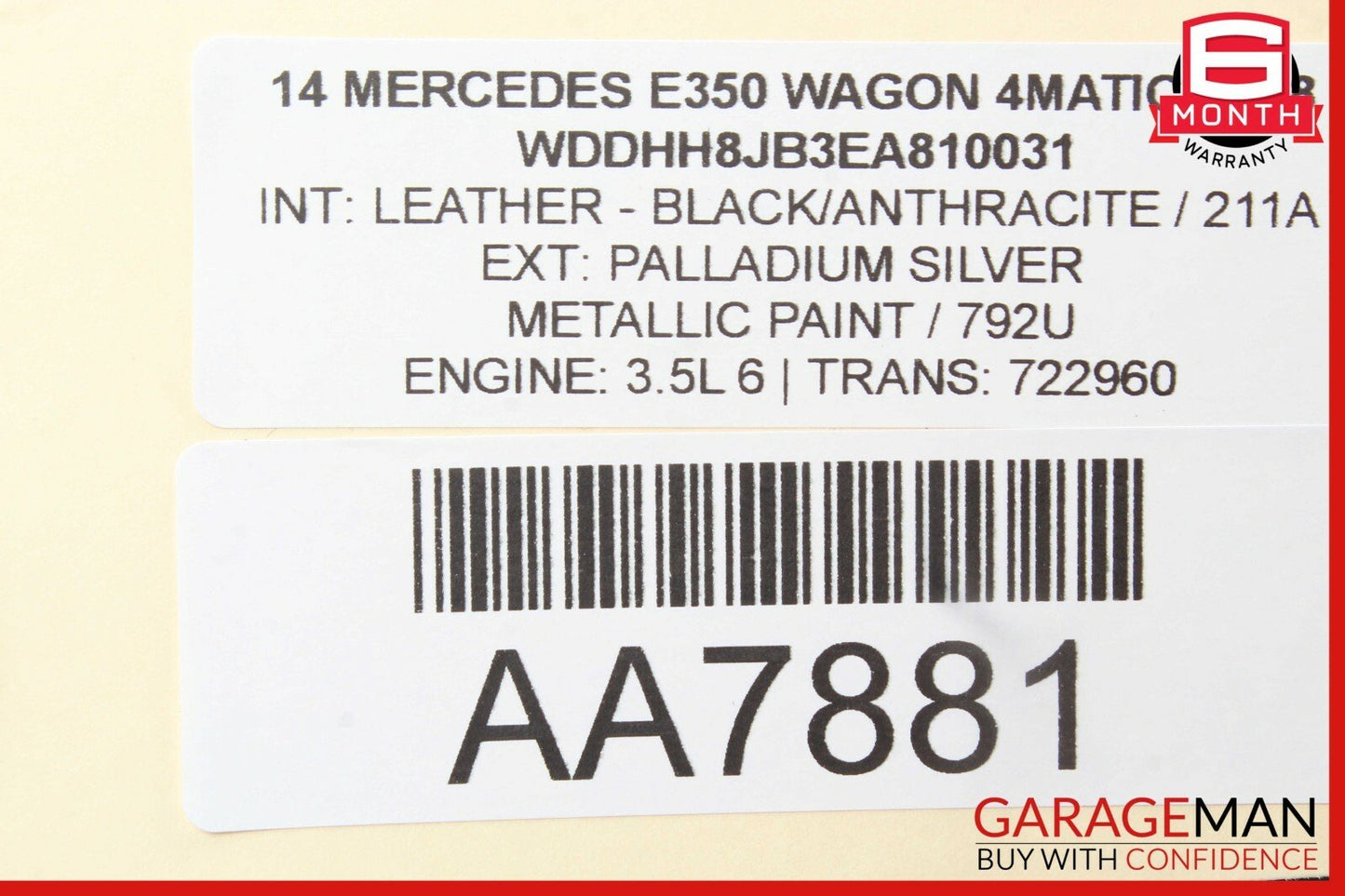 10-16 Mercedes W212 E350 E550 E63 AMG Steering Column Cover Boot Trim Wood OEM