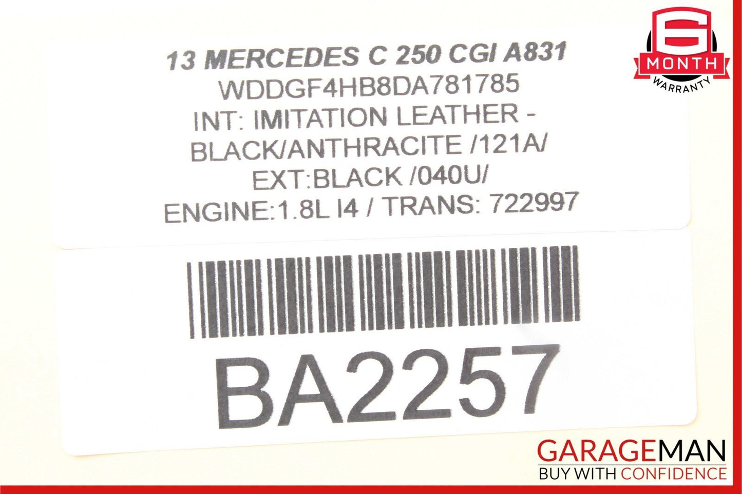 08-14 Mercedes W204 C250 C350 Front Left Side Door Control Module Unit OEM