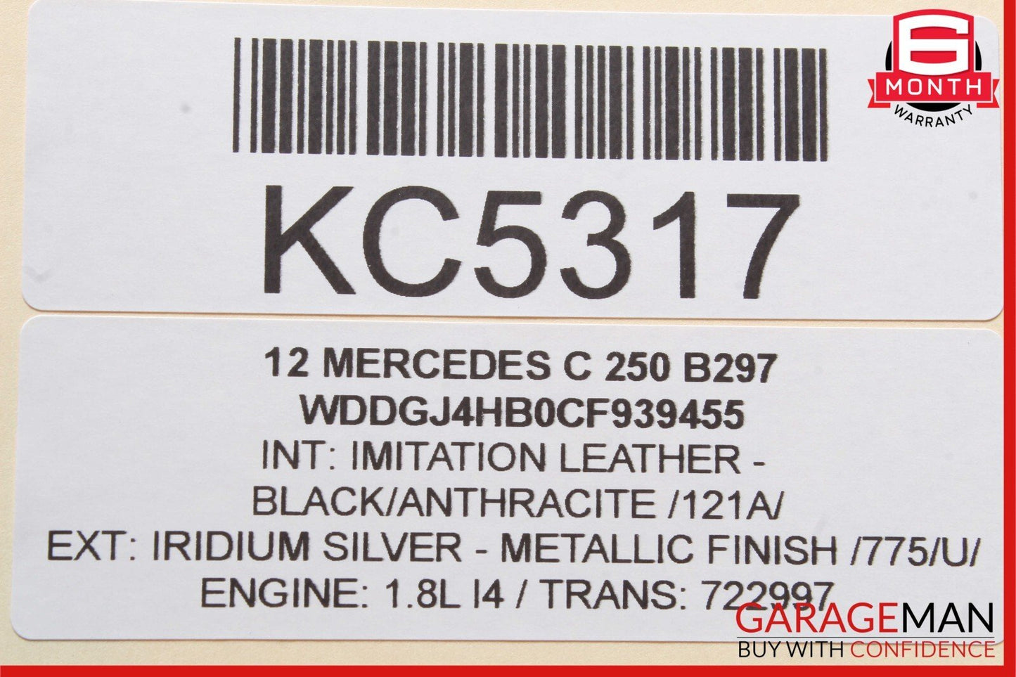 12-14 Mercedes W204 C250 C350 Gear Shift Selector Indicator Knob Boot Assembly