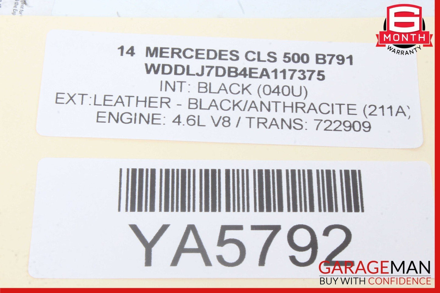 08-18 Mercedes W218 CLS500 C250 C300 Left or Right Door Audio Sound Speaker OEM