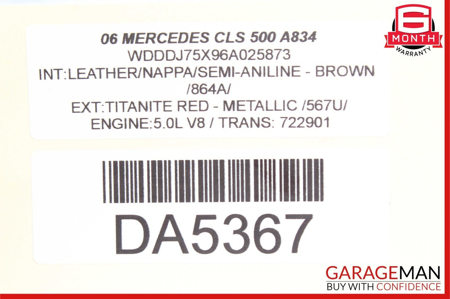 06-11 Mercedes W219 CLS500 Front Right Passenger Side Lower Control Arm OEM