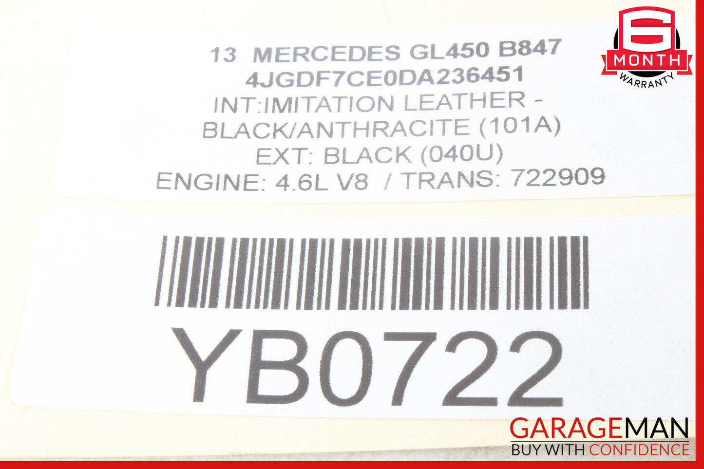 12-16 Mercedes X166 GL450 ML550 ECU ECM Engine Control Module Unit OEM