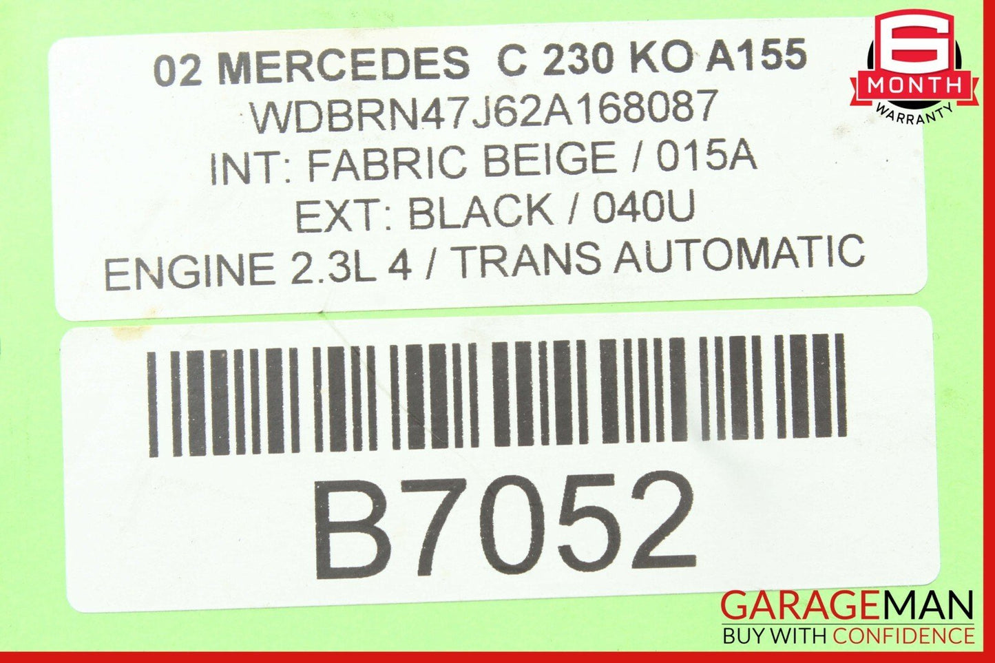 02-05 Mercedes W203 C230 C320 Coupe Front Right Side Door Lock Latch Actuator