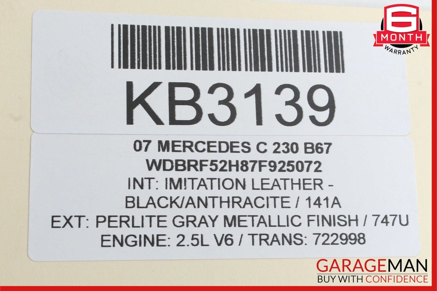 06-10 Mercedes C230 CLK350 E350 Front Left Engine Timing Chain Plate Valve Cover