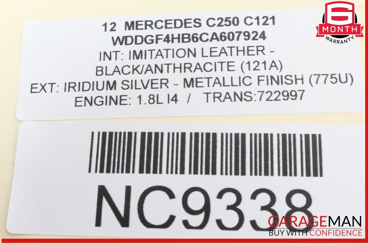 12-14 Mercedes W204 C250 C350 Navigation Command Head Unit DVD CD Audio OEM