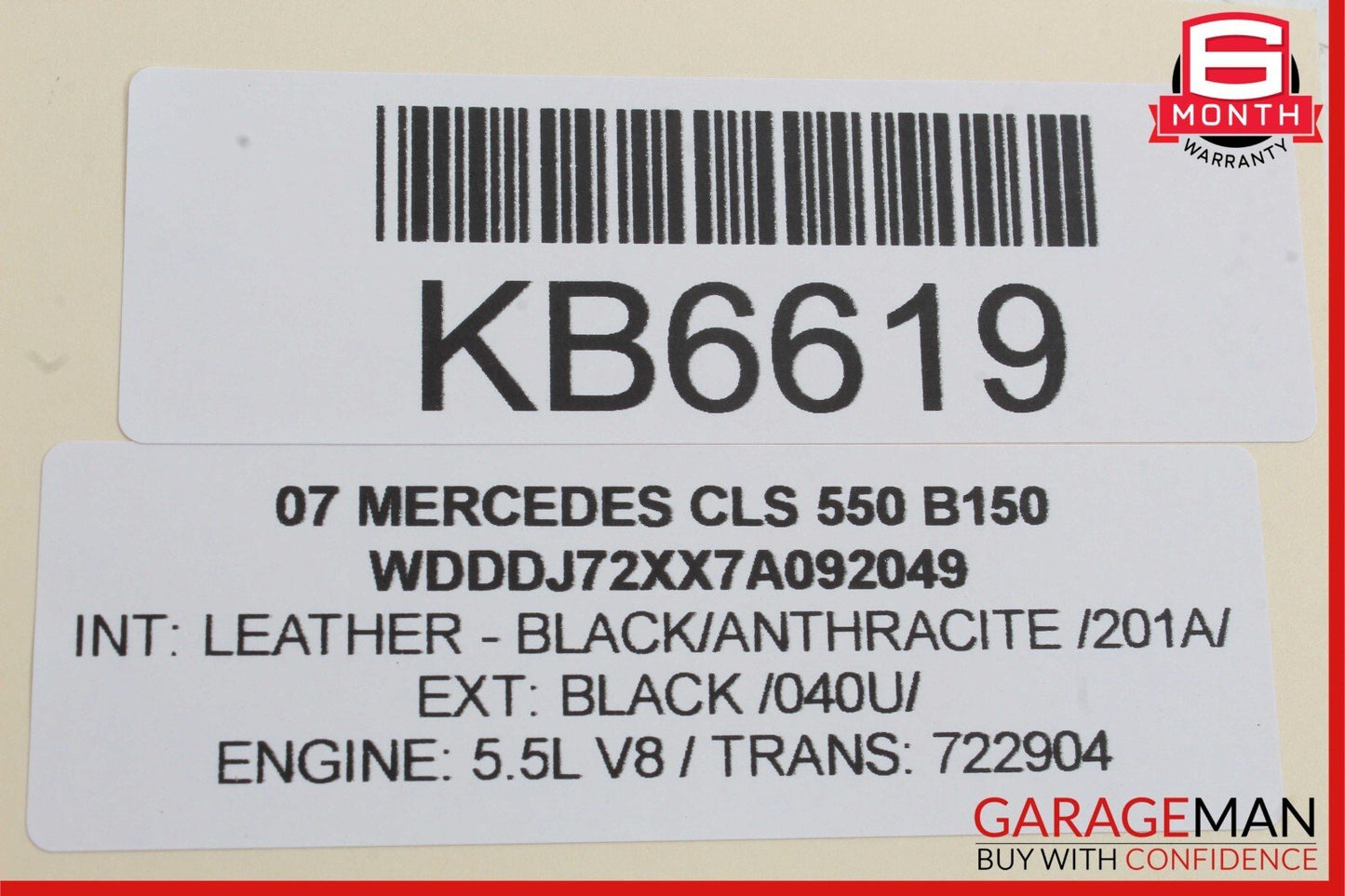 07-13 Mercedes W219 CLS550 S400 Front Left Side Tweeter Speaker Cover Black OEM