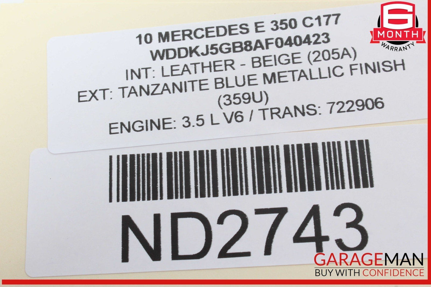 10-13 Mercedes W207 E350 E550 Automatic Transmission Floor Gear Shifter Selector
