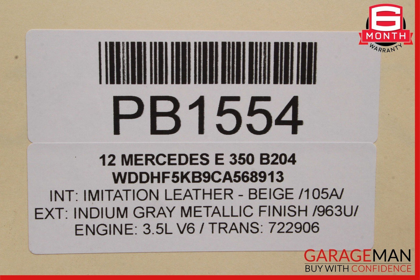 10-13 Mercedes E350 RWD Rear Differential Diff Axle Carrier 3.07 2123507804 OEM