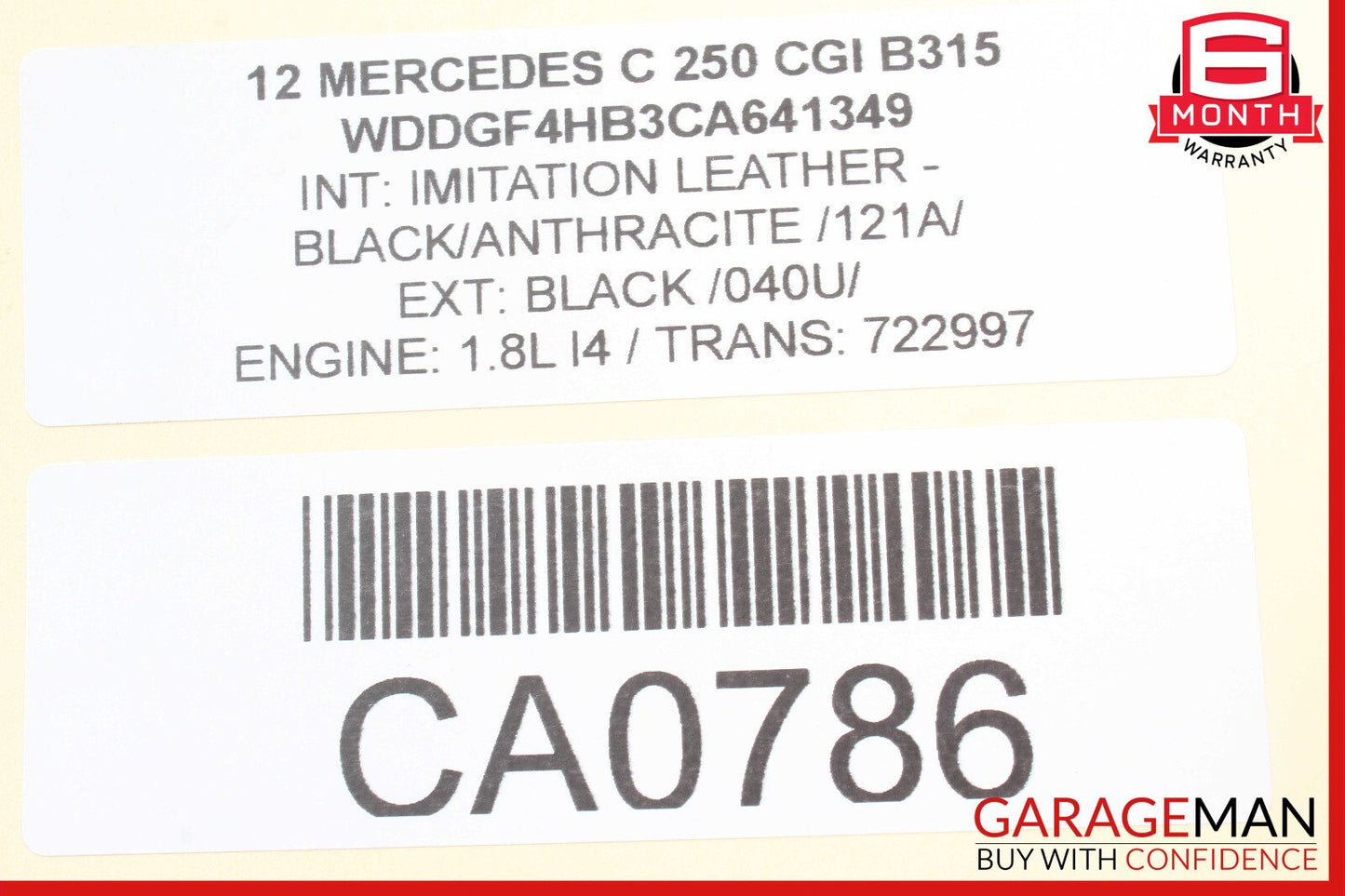 12-15 Mercedes W204 C250 SLK250 M271 1.8L Lower Oil Pan Section 2710141602 OEM