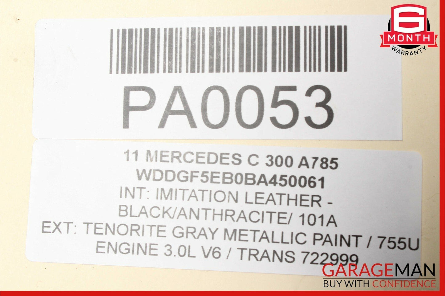 08-11 Mercedes W204 C300 RWD 7G Automatic Transmission Assembly 722.999 OEM 164k