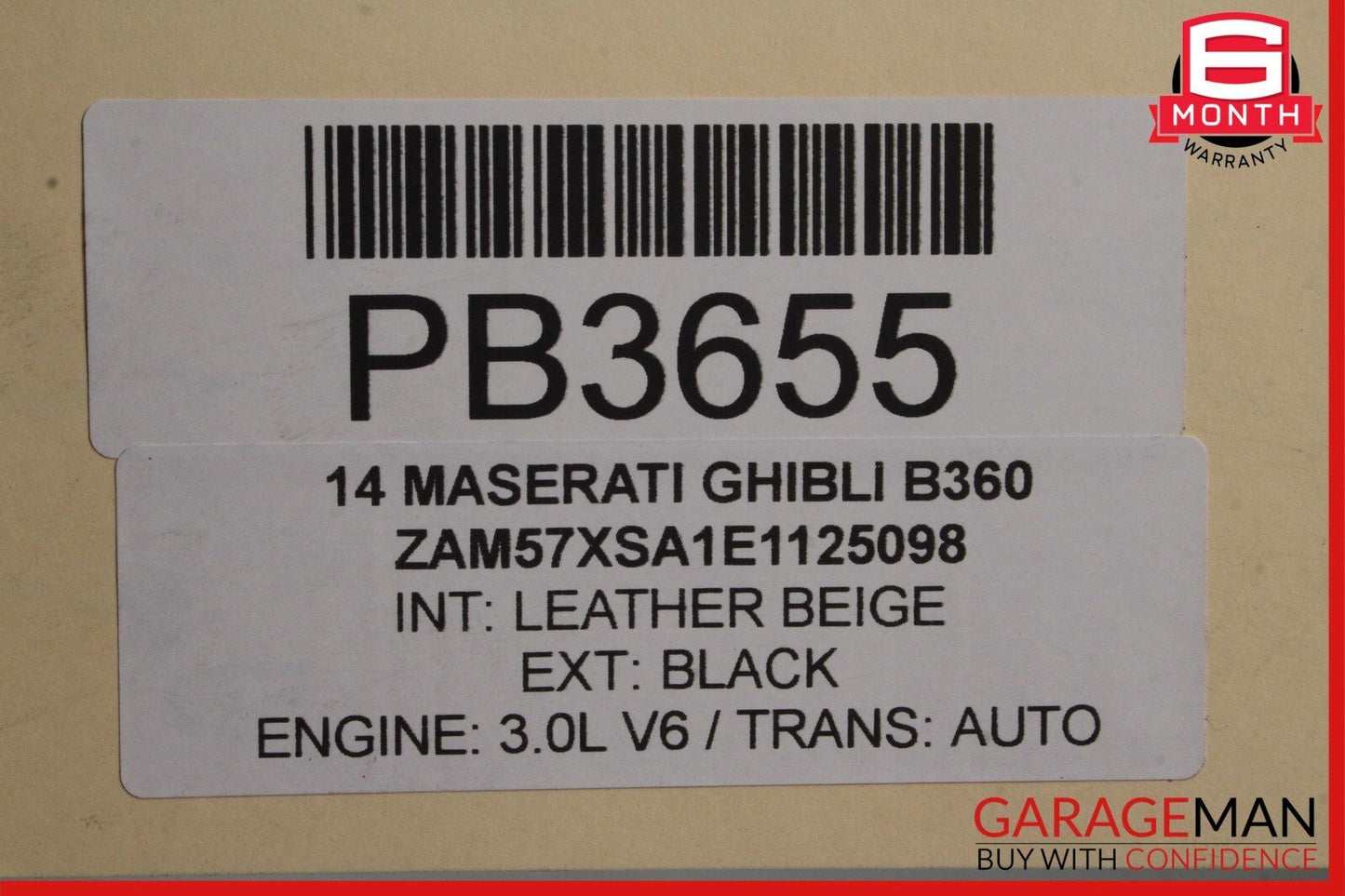 14-17 Maserati Ghibli Rear Anti Roll Sway Stabilizer Bar Frame Assembly RWD