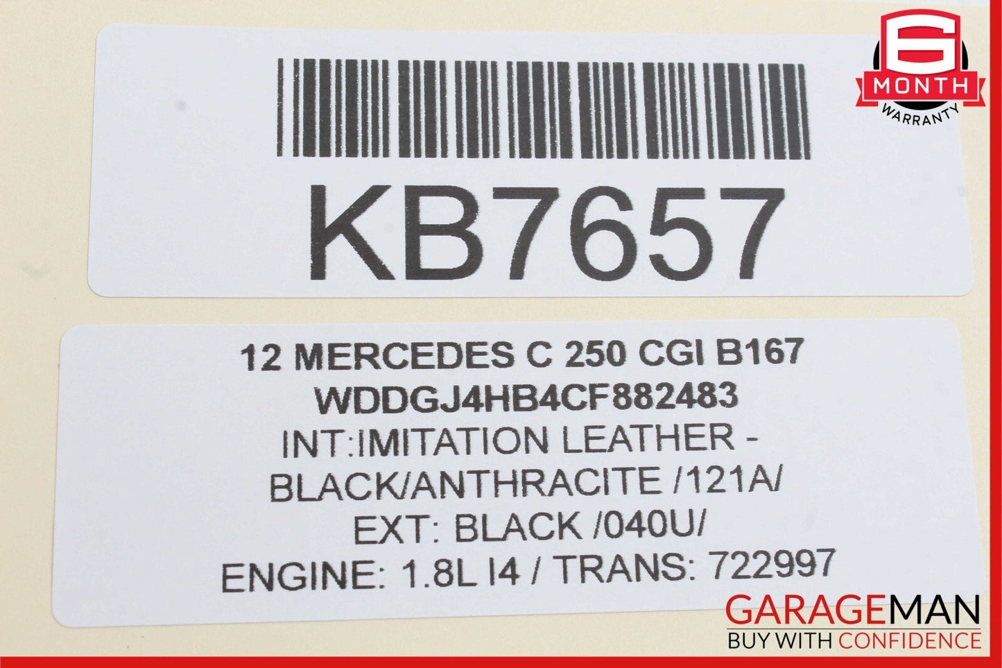 12-14 Mercedes W204 C300 C350 C250 C63 AMG Rear SAM Fuse Box Relay Assembly