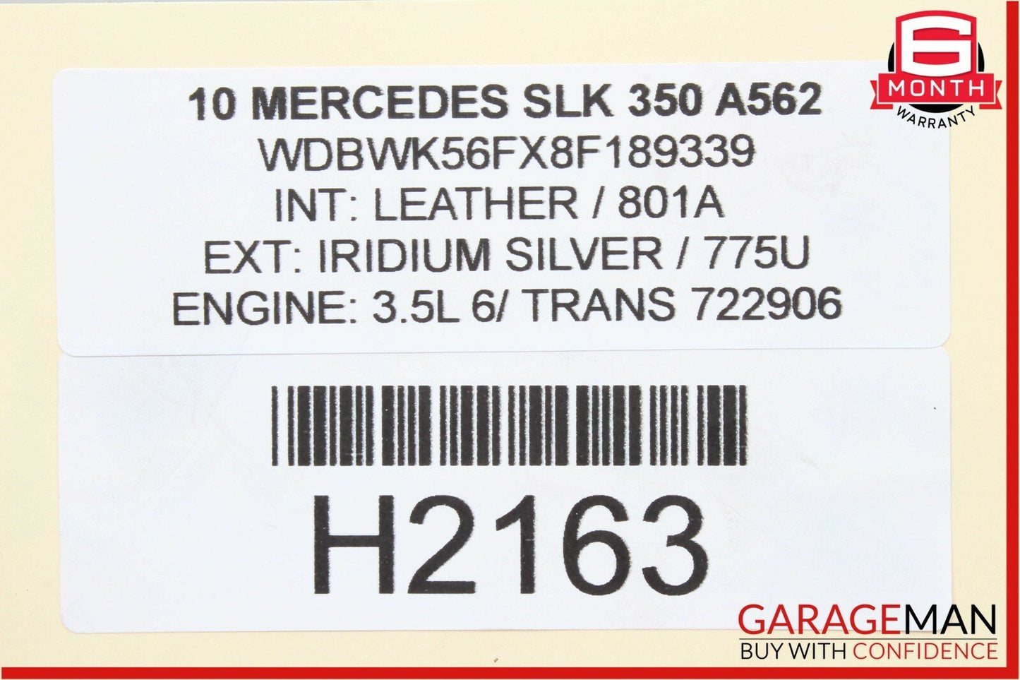 05-11 Mercedes R171 SLK350 Rear Right / Left Side Upper Rearward Control Arm