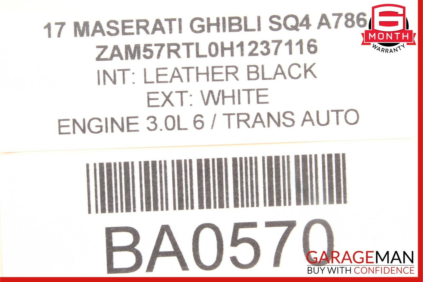 14-17 Maserati Ghibli USB AUX Port Glove Box Trunk Cover Seal Trim Cover Black