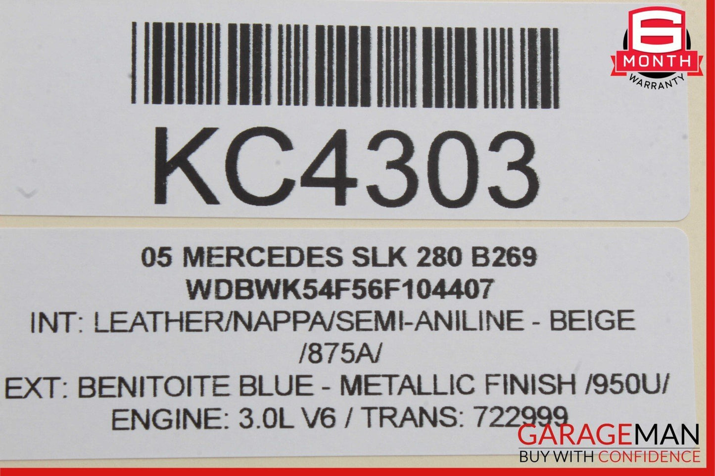 05-11 Mercedes R171 SLK280 SLK350 Front Right Side Door Lock Latch Actuator OEM
