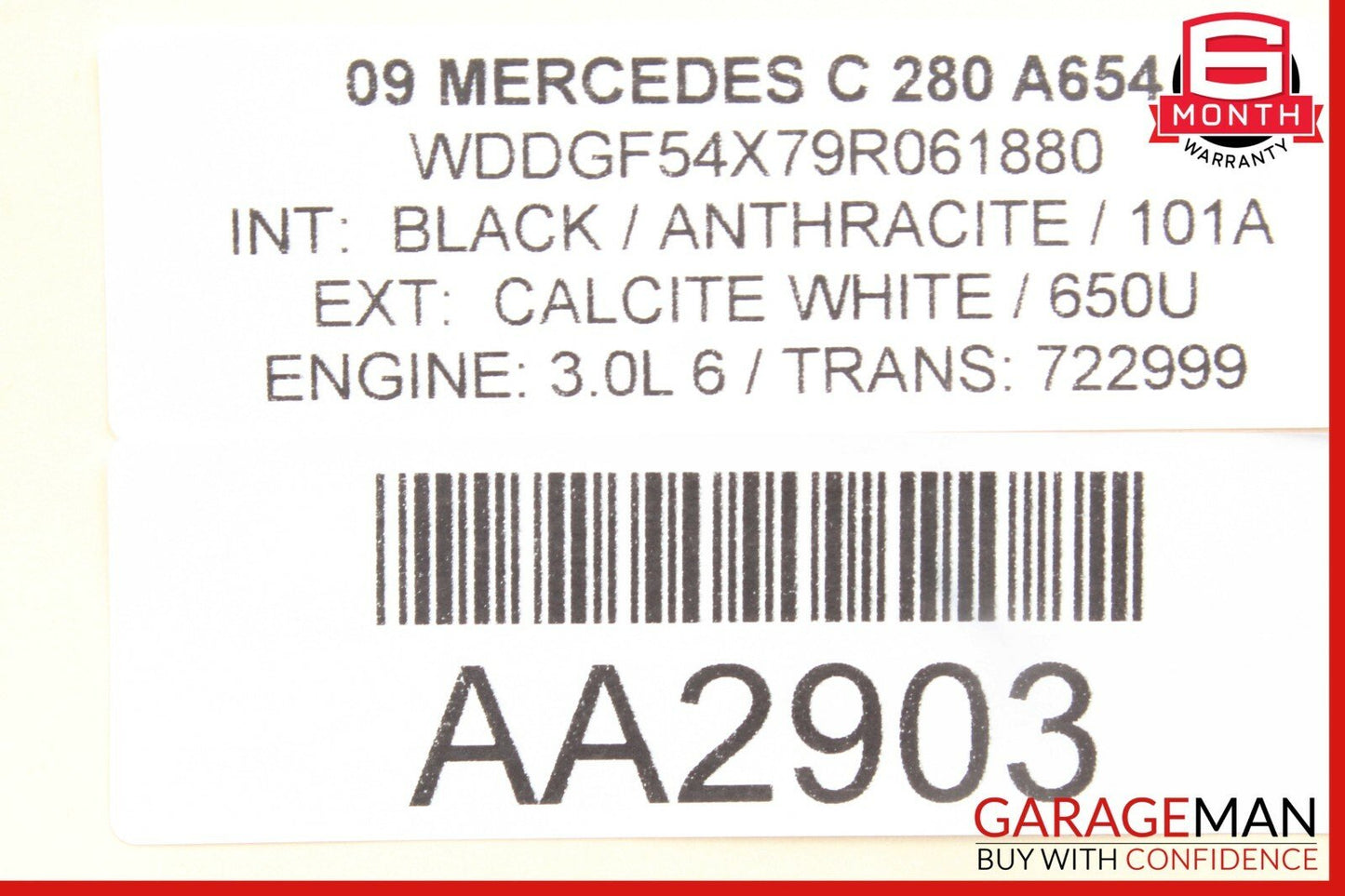 08-14 Mercedes W204 C300 C350 Rear Left Side Door Control Module 2048702326 OEM