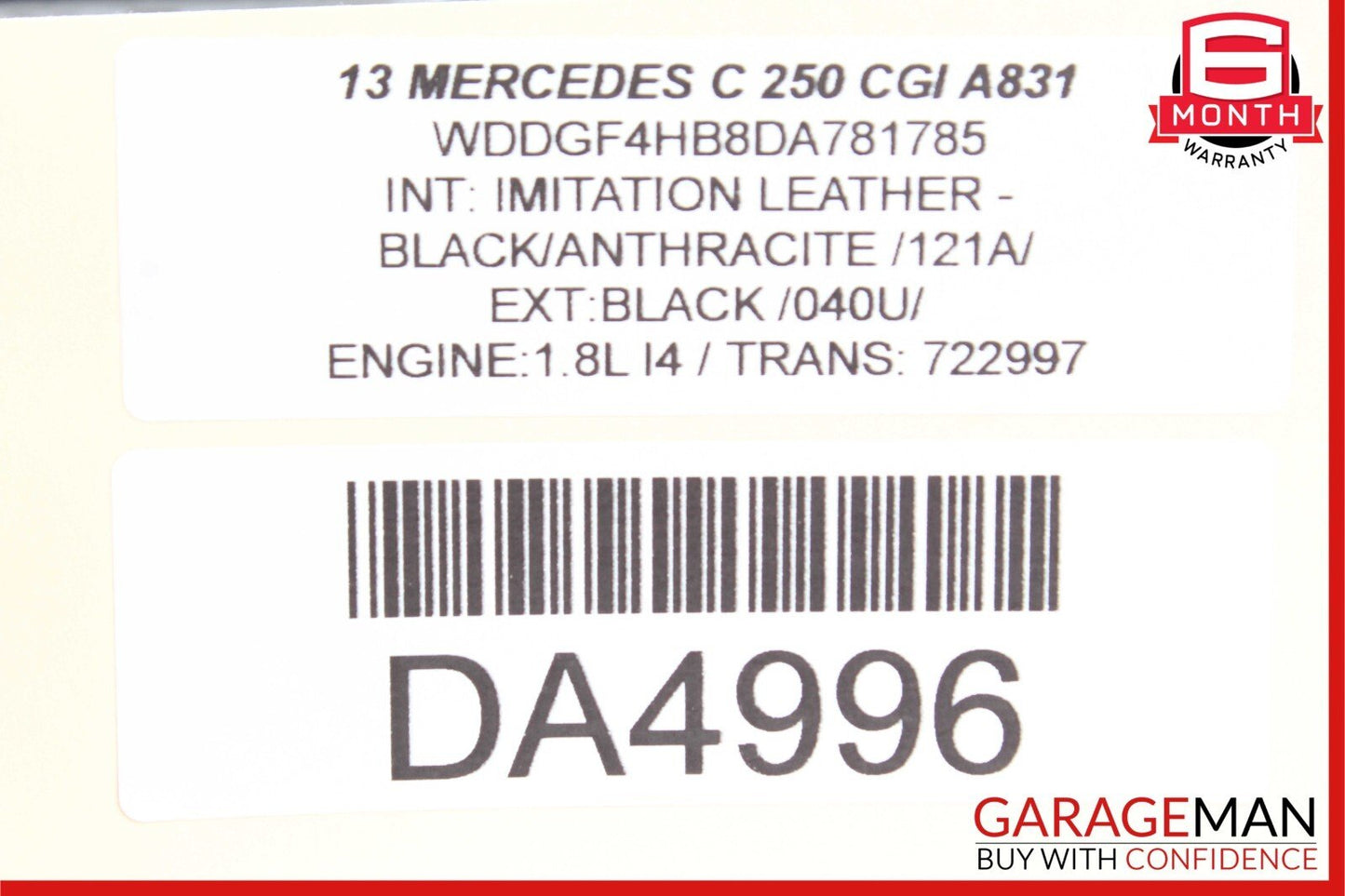 08-14 Mercedes W204 C250 Front Left & Right Door Panel Tweeter Speaker Cover Set
