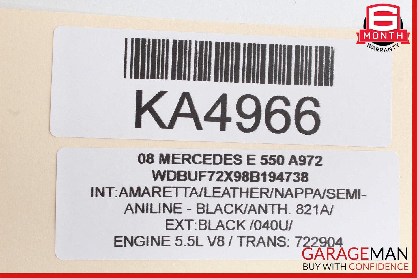 06-13 Mercedes W211 E550 GL450 R350 TPMS Tire Pressure Control 1645403762 OEM