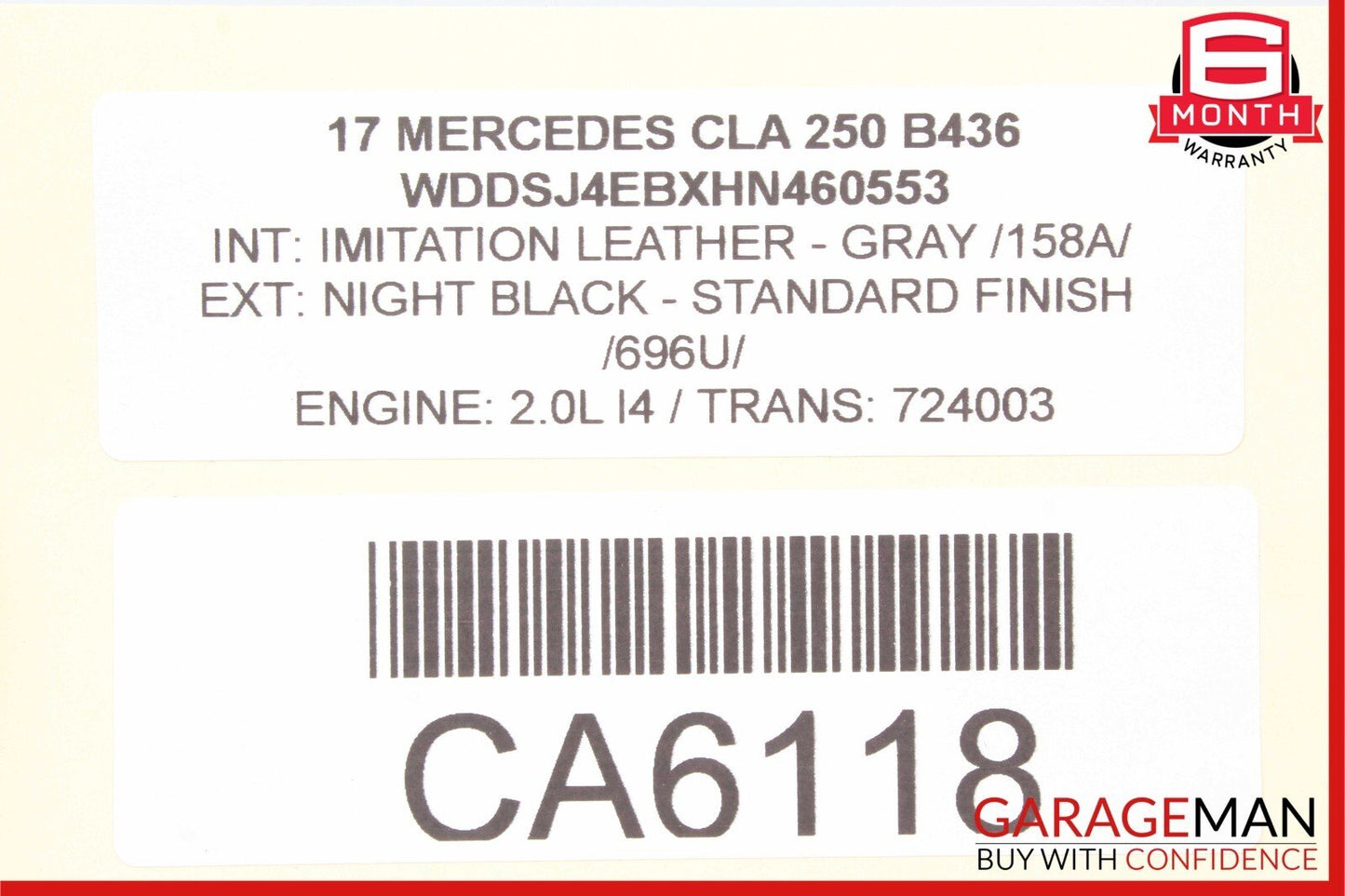 15-20 Mercedes X156 GLA250 CLA45 AMG Axle Shaft Front Left Driver Side OEM