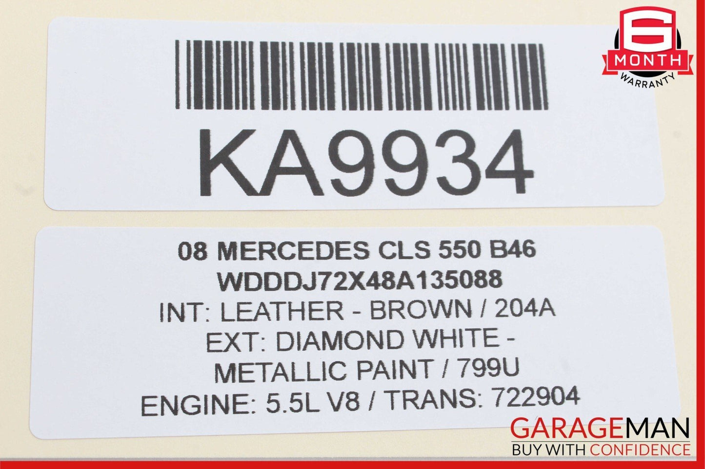06-11 Mercedes W219 CLS550 CLS63 Rear Left Side Door Control Module OEM