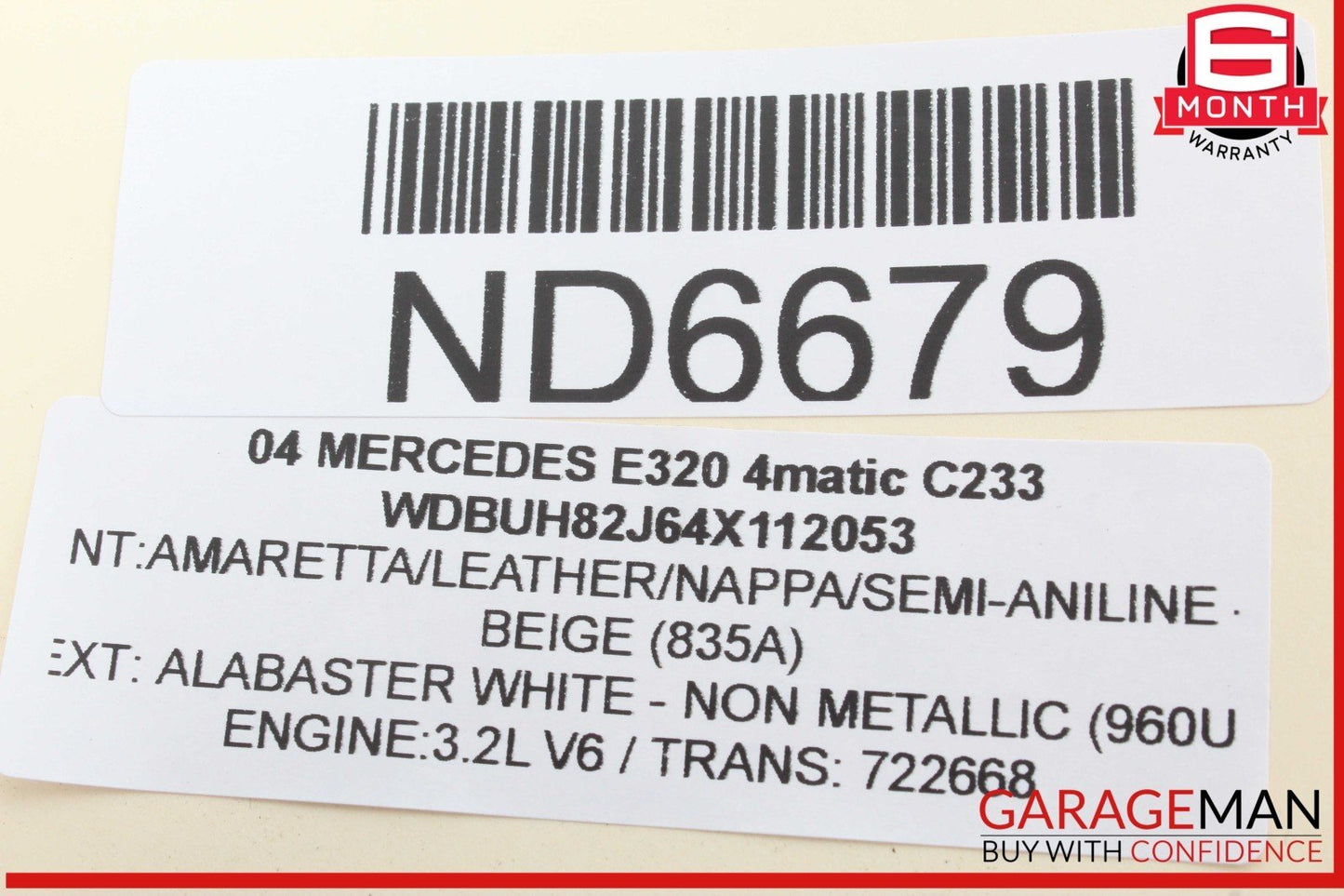 03-09 Mercedes W211 E320 4MATIC Front Left Side Door Control Module Unit OEM