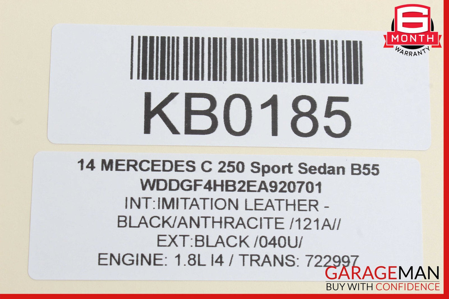 08-17 Mercedes W204 C250 C350 E350 Trunk Lid Latch Lock Actuator OEM