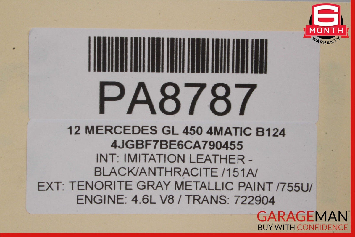 06-11 Mercedes GL550 ML550 GL450 Front Bumper Reinforcement Impact Bar Assembly