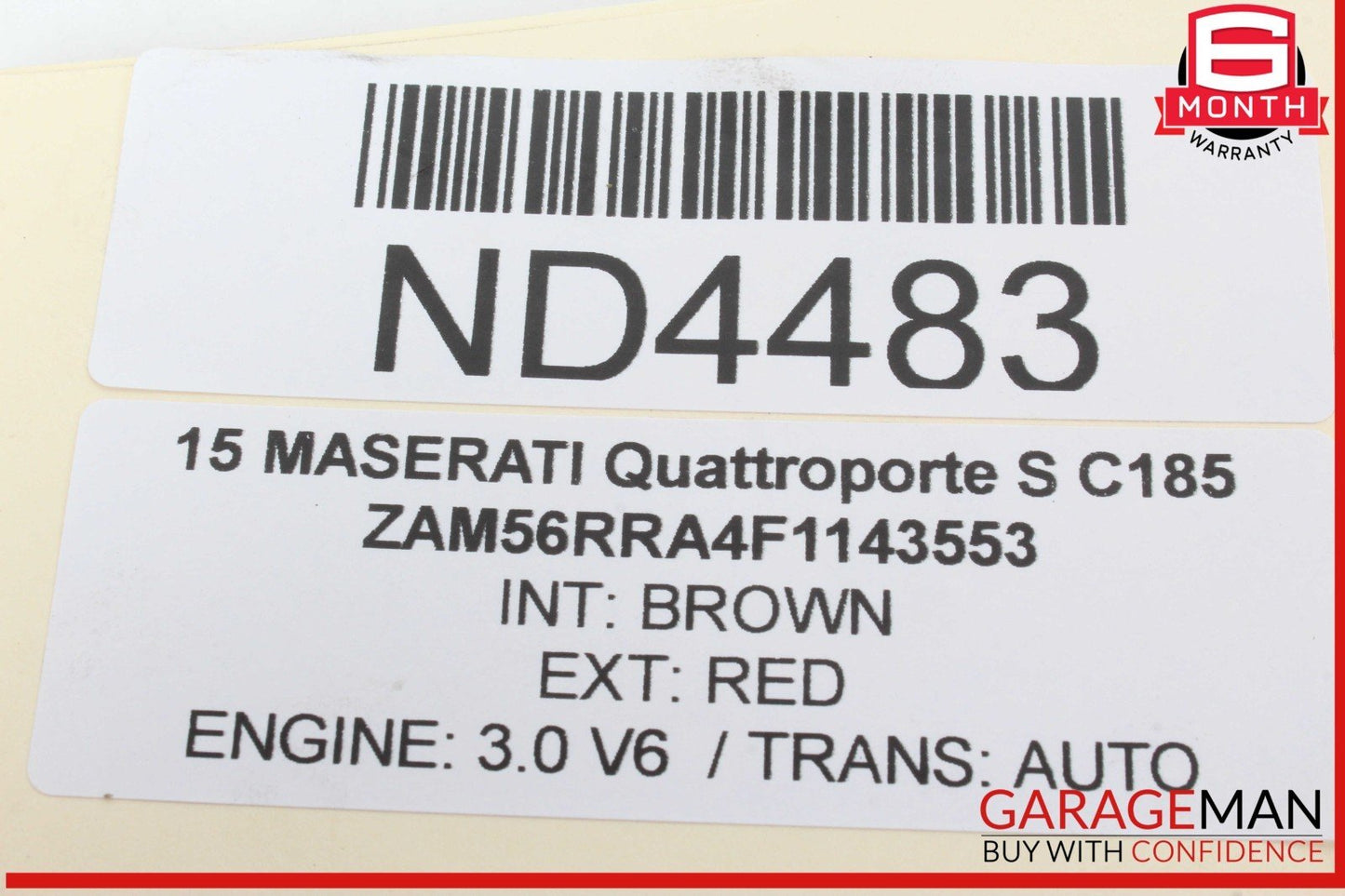 14-17 Maserati Quattroporte S Rear Right or Left Lower Suspension Control Arm