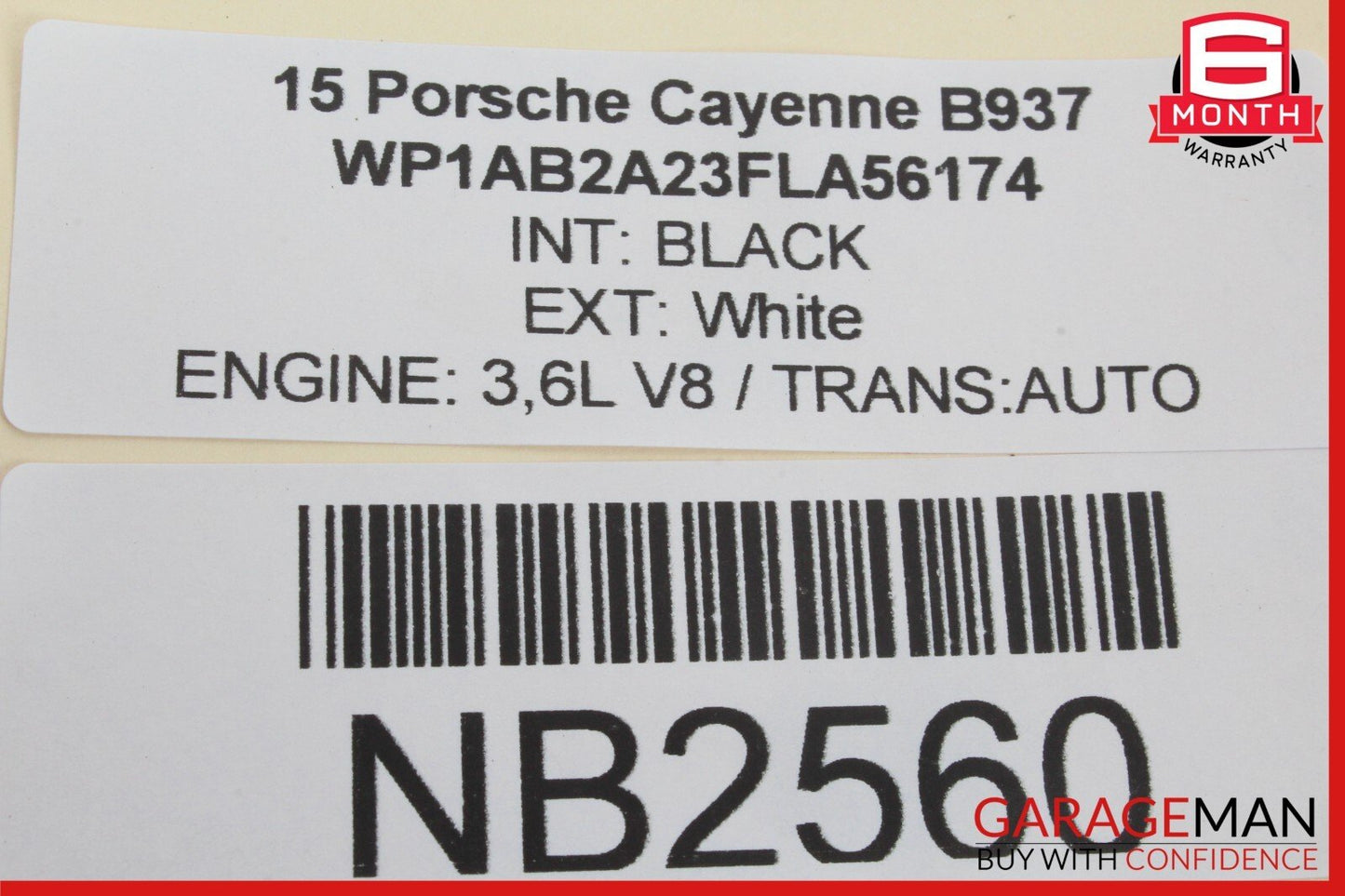 15-18 Porsche Cayenne 958 Front Left Driver Side Rear View Mirror OEM