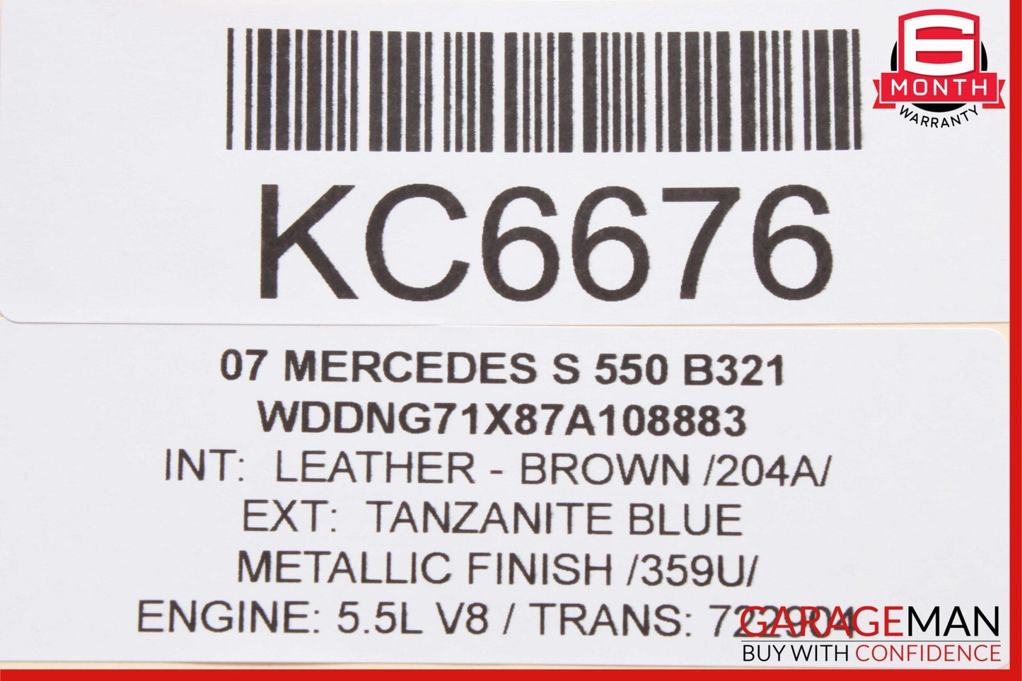 07-13 Mercedes W221 S550 S400 Front Left Driver Side Under Seat Controller Unit