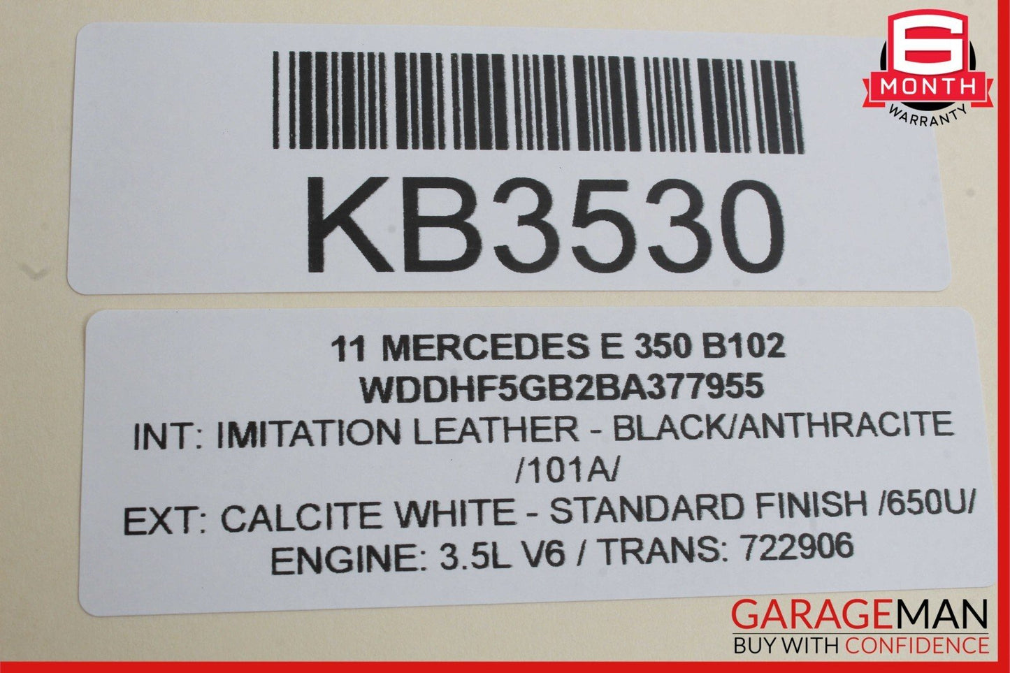 10-13 Mercedes W212 E350 E550 Rear Left Side Exterior Door Handle Trim OEM