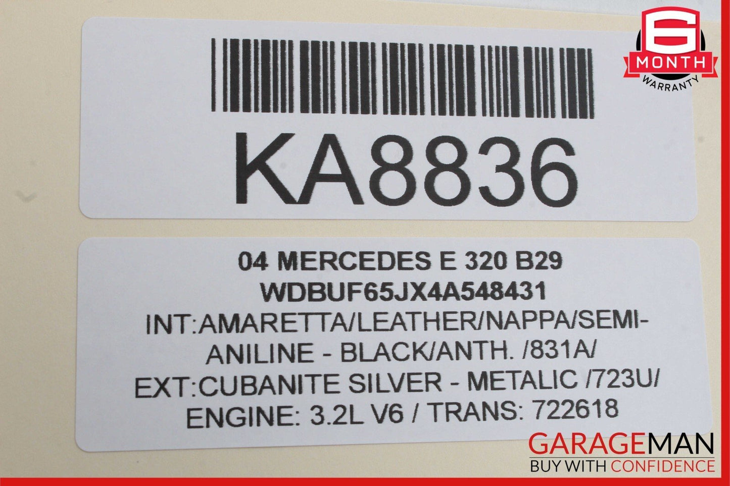 03-06 Mercedes W211 E350 E320 E500 Front Left Side Foglight Fog Light Lamp OEM