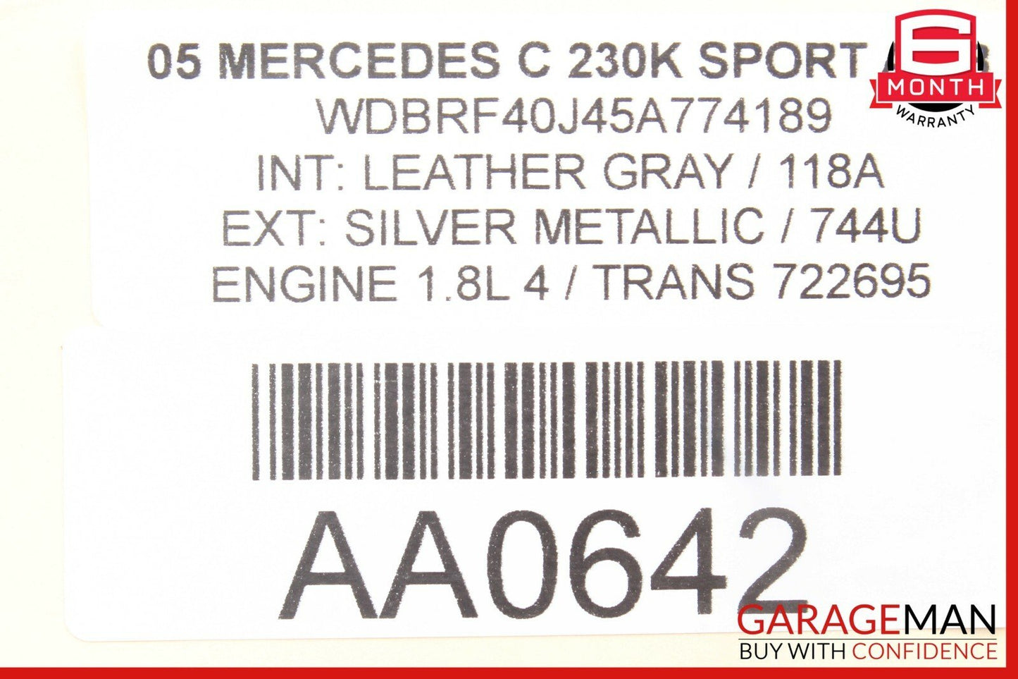 01-07 Mercedes W203 C230 C280 C320 Front Right Door Control Module OEM