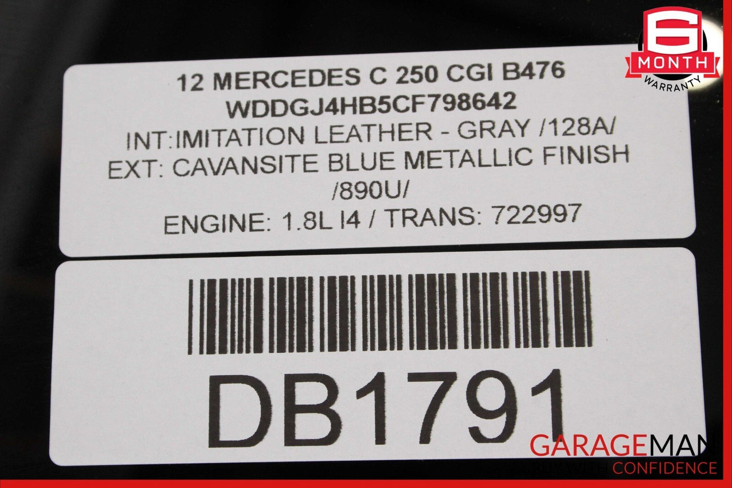 10-17 Mercedes W207 E350 E550 C250 Coupe Center Panoramic Roof Glass Panel
