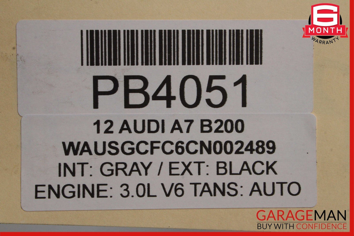 12-18 Audi A7 Rear Left Side Wheel Spindle Knuckle Hub Bearing CV Shaft Assy