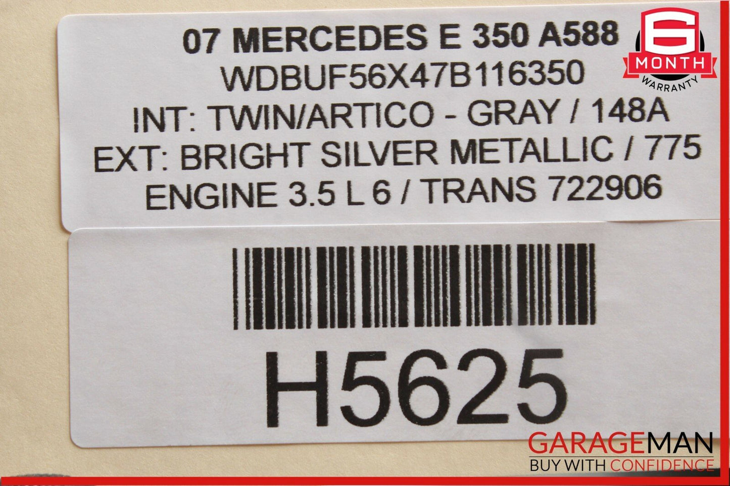 03-09 Mercedes W211 E550 Rear Right Passenger Side Door Lock Latch Actuator