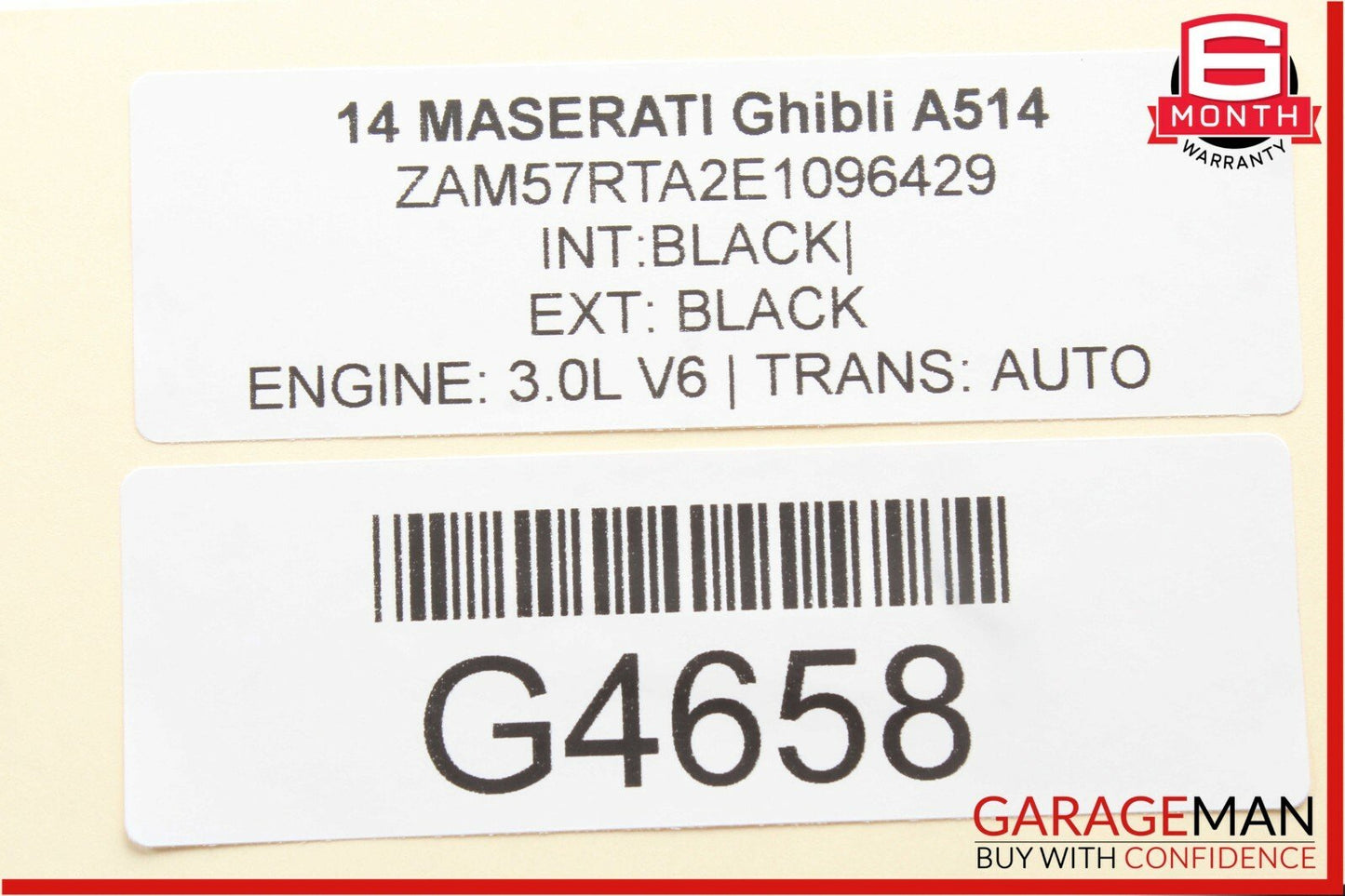 14-17 Maserati Ghibli Steering Column Control Switches Assembly 670019918 OEM