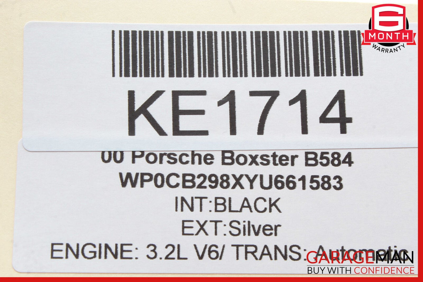 97-04 Porsche Boxster 986 Rear Right or Left Side Lower Control Arm OEM