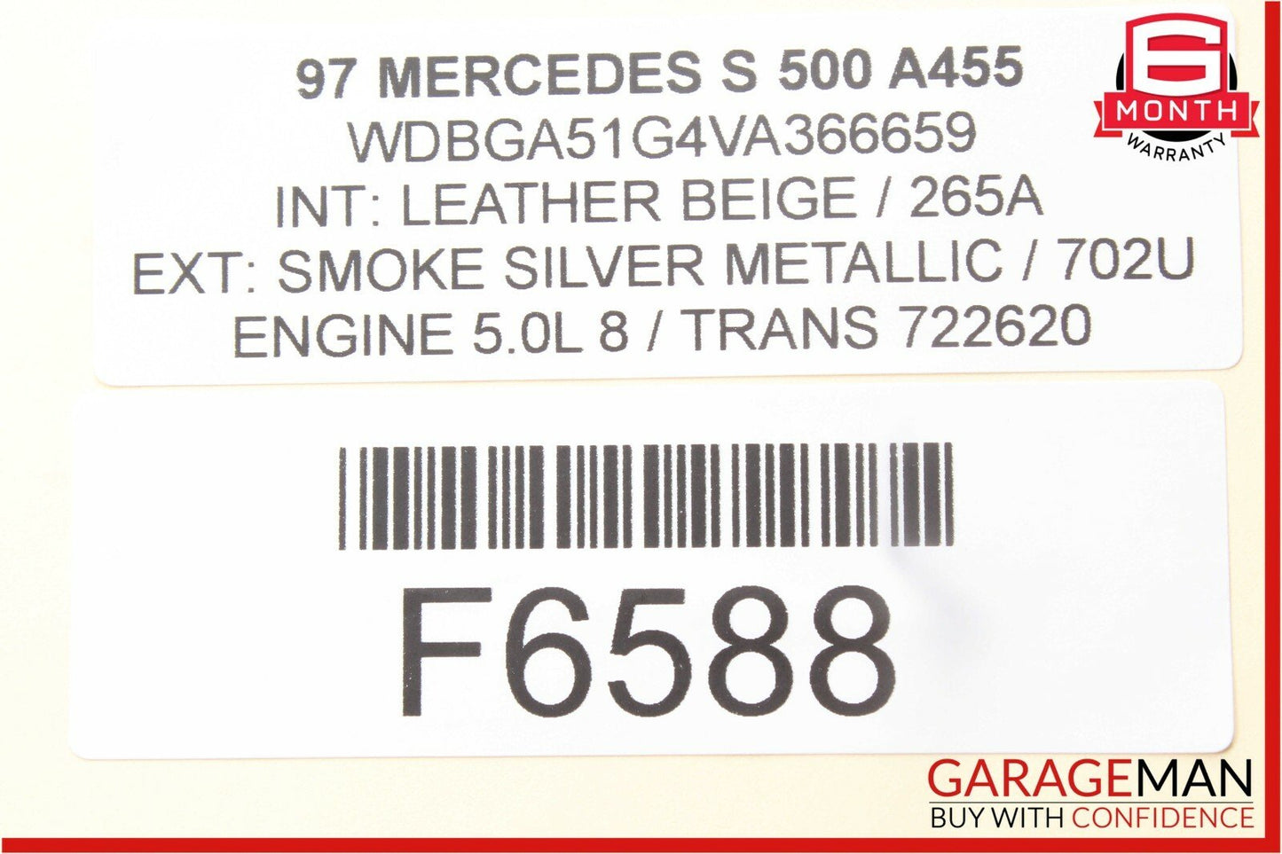 94-99 Mercedes W140 S500 AC A/C Heater Temp Climate Control Switch Module OEM