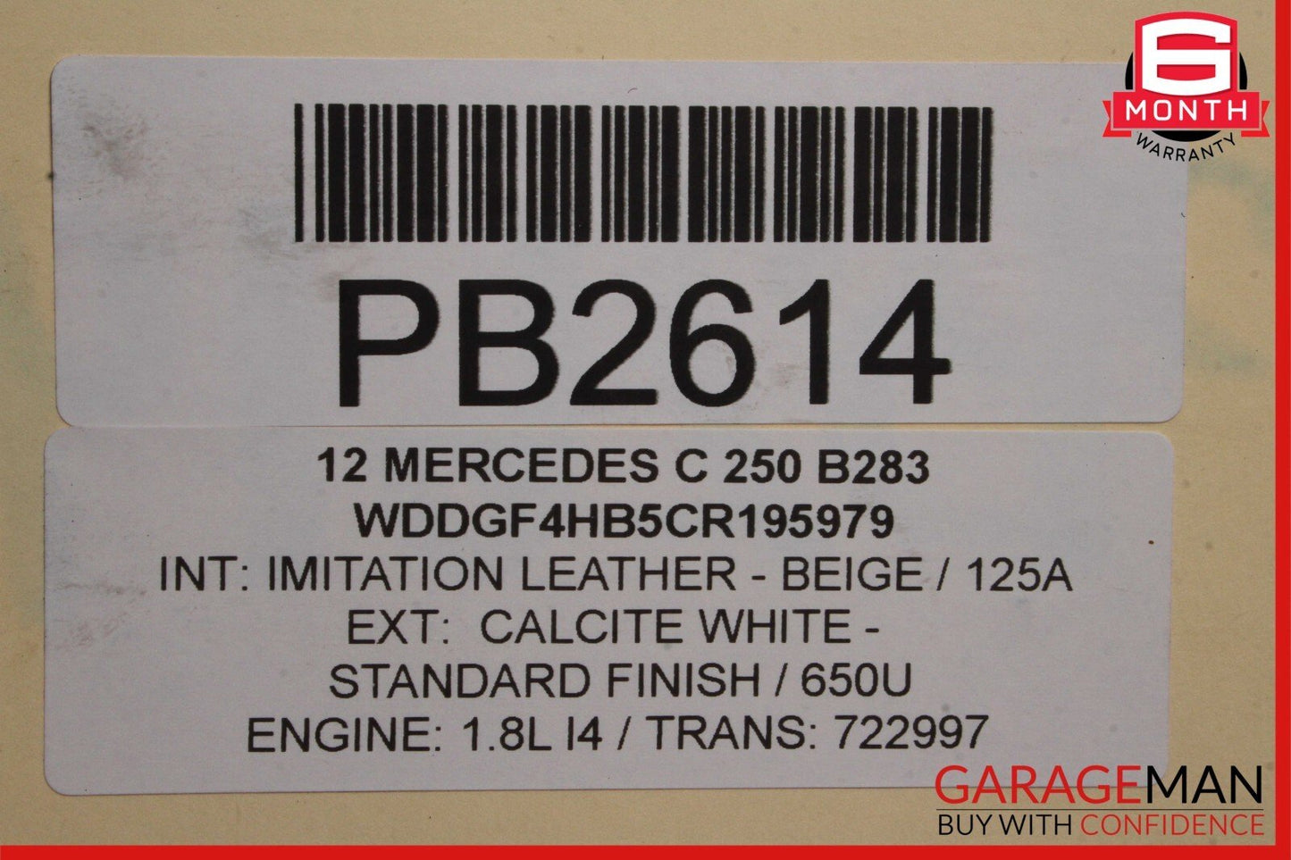 10-17 Mercedes W204 C250 C350 E350 Coupe Panoramic Pano Rail Track Frame OEM